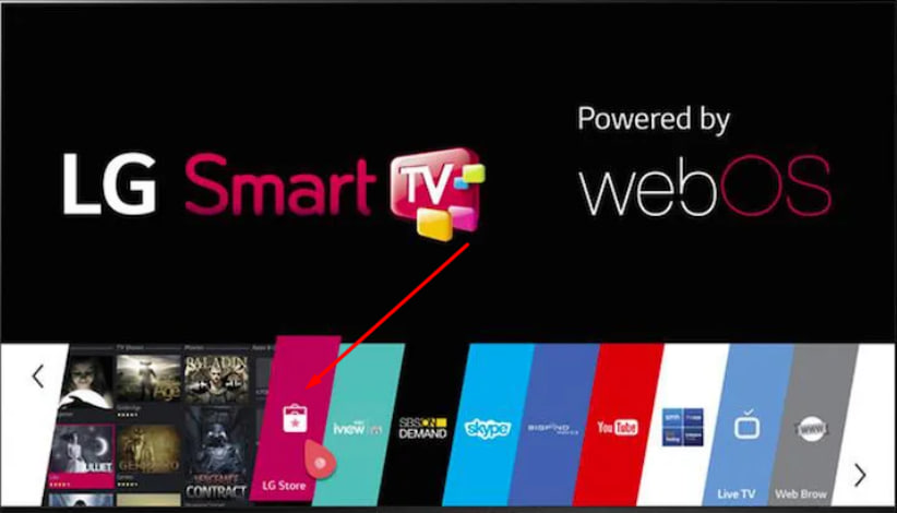 Настройка IPTV для телевизора LG Content store